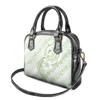 Hawaii Plumeria Lokelani Pikake Lei Shoulder Handbag Oma'oma'o Polynesian Tattoo LT9 - Polynesian Pride
