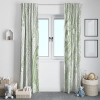 Hawaii Plumeria Lokelani Pikake Lei Window Curtain Oma'oma'o Polynesian Tattoo LT9 - Polynesian Pride