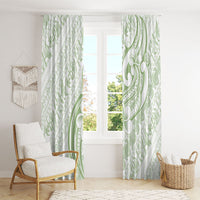 Hawaii Plumeria Lokelani Pikake Lei Window Curtain Oma'oma'o Polynesian Tattoo LT9 - Polynesian Pride