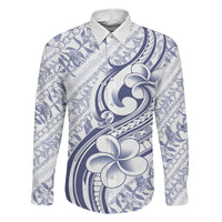 Hawaii Plumeria Lokelani Pikake Lei Family Matching Puletasi and Hawaiian Shirt Navy Blue Polynesian Tattoo LT9 Daughter's Dress Navy Blue - Polynesian Pride