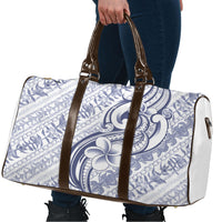 Hawaii Plumeria Lokelani Pikake Lei Travel Bag Navy Blue Polynesian Tattoo LT9 - Polynesian Pride