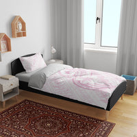 Hawaii Plumeria Lokelani Pikake Lei Bedding Set Poni Mama Polynesian Tattoo