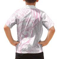 Hawaii Plumeria Lokelani Pikake Lei Kid Hawaiian Shirt Poni Mama Polynesian Tattoo LT9 - Polynesian Pride