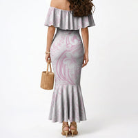 Hawaii Plumeria Lokelani Pikake Lei Mermaid Dress Poni Mama Polynesian Tattoo LT9 - Polynesian Pride