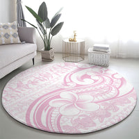 Hawaii Plumeria Lokelani Pikake Lei Round Carpet Poni Mama Polynesian Tattoo