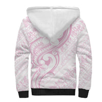 Hawaii Plumeria Lokelani Pikake Lei Sherpa Hoodie Poni Mama Polynesian Tattoo