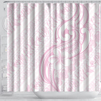 Hawaii Plumeria Lokelani Pikake Lei Shower Curtain Poni Mama Polynesian Tattoo LT9 - Polynesian Pride