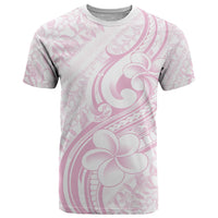 Hawaii Plumeria Lokelani Pikake Lei T Shirt Poni Mama Polynesian Tattoo LT9 Pink - Polynesian Pride