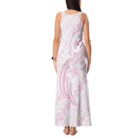 Hawaii Plumeria Lokelani Pikake Lei Tank Maxi Dress Poni Mama Polynesian Tattoo LT9 - Polynesian Pride