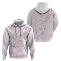 Hawaii Plumeria Lokelani Pikake Lei Zip Hoodie Poni Mama Polynesian Tattoo