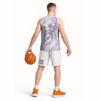 Hawaii Plumeria Lokelani Pikake Lei Basketball Jersey Poni Polynesian Tattoo LT9 - Polynesian Pride
