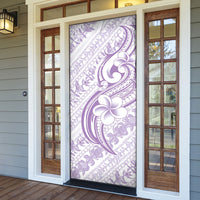 Hawaii Plumeria Lokelani Pikake Lei Door Cover Poni Polynesian Tattoo LT9 - Polynesian Pride
