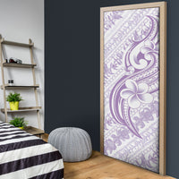 Hawaii Plumeria Lokelani Pikake Lei Door Cover Poni Polynesian Tattoo LT9 - Polynesian Pride