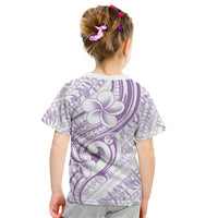 Hawaii Plumeria Lokelani Pikake Lei Kid T Shirt Poni Polynesian Tattoo LT9 - Polynesian Pride