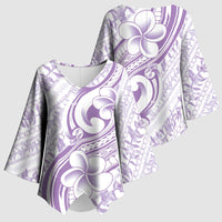 Hawaii Plumeria Lokelani Pikake Lei Kimono Sleeve Blouse Poni Polynesian Tattoo LT9 - Polynesian Pride
