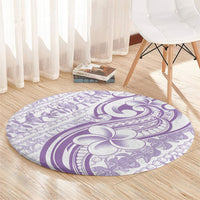 Hawaii Plumeria Lokelani Pikake Lei Round Carpet Poni Polynesian Tattoo