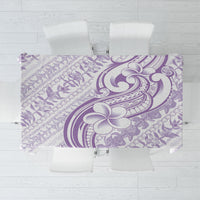 Hawaii Plumeria Lokelani Pikake Lei Tablecloth Poni Polynesian Tattoo LT9 Purple - Polynesian Pride