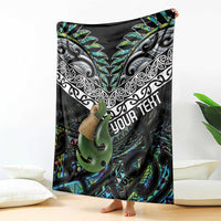 Personalised Maori Manaia Blanket New Zealand Tribal Hei Matau Papua Shell LT9 - Polynesian Pride
