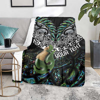 Personalised Maori Manaia Blanket New Zealand Tribal Hei Matau Papua Shell LT9 - Polynesian Pride