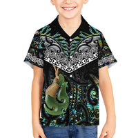 Personalised Maori Manaia Hawaiian Shirt New Zealand Tribal Hei Matau Papua Shell LT9 - Polynesian Pride