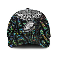 New Zealand Classic Cap Maori Rugby Tattoo Papua Shell LT9 Universal Fit Green - Polynesian Pride