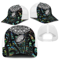 New Zealand Mesh Trucker Cap Maori Rugby Tattoo Papua Shell - Polynesian Pride