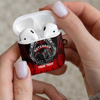 Aotearoa Bulldog Personalised AirPods Case Maori Kowhaiwhai Motif LT9 - Polynesian Pride