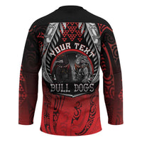 Aotearoa Bulldog Personalised Hockey Jersey Maori Kowhaiwhai Motif LT9 - Polynesian Pride