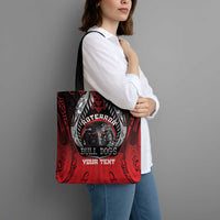 Aotearoa Bulldog Personalised Tote Bag Maori Kowhaiwhai Motif LT9 - Polynesian Pride