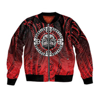 Aotearoa Bulldog Bomber Jacket New Zealand Kowhaiwhai Tribal