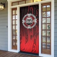 Aotearoa Bulldog Door Cover New Zealand Kowhaiwhai Tribal - Polynesian Pride