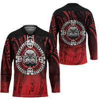 Aotearoa Bulldog Hockey Jersey New Zealand Kowhaiwhai Tribal - Polynesian Pride