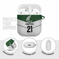 Custom New Zealand Maori Niho Taniwha AirPods Case LT9 - Polynesian Pride