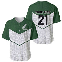 Custom New Zealand Maori Niho Taniwha Baseball Jersey