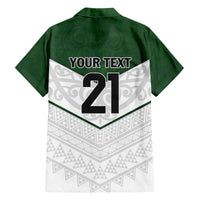 Custom New Zealand Maori Niho Taniwha Family Matching Off The Shoulder Long Sleeve Dress and Hawaiian Shirt