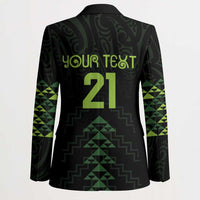 Custom New Zealand Maori Koru Koiri Motif Blazer - Polynesian Pride