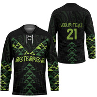 Custom New Zealand Maori Koru Koiri Motif Hockey Jersey LT9 - Polynesian Pride