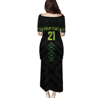 Custom New Zealand Maori Koru Koiri Motif Puletasi LT9 - Polynesian Pride