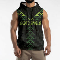Custom New Zealand Maori Koru Koiri Motif Sleeveless Zip Hoodie LT9 - Polynesian Pride