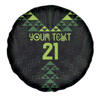 Custom New Zealand Maori Koru Koiri Motif Spare Tire Cover