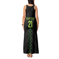 Custom New Zealand Maori Koru Koiri Motif Tank Maxi Dress LT9 - Polynesian Pride