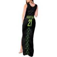 Custom New Zealand Maori Koru Koiri Motif Tank Maxi Dress LT9 - Polynesian Pride