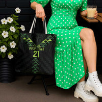 Custom New Zealand Maori Koru Koiri Motif Tote Bag - Polynesian Pride