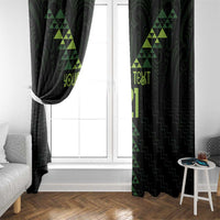 Custom New Zealand Maori Koru Koiri Motif Window Curtain LT9 - Polynesian Pride