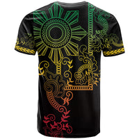 Filipino Sun Tribal Tattoo T Shirt Philippines Inspired Barong Reggae Art