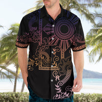 Filipino Sun Tribal Tattoo Hawaiian Shirt Philippines Inspired Barong Pink Art LT9 - Polynesian Pride