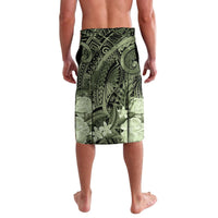 Pacific Beauty Girl Lavalava Green Polyneisan Tribal Vintage Motif LT9 - Polynesian Pride