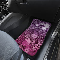 Pacific Beauty Girl Car Mats Pink Polyneisan Tribal Vintage Motif LT9 - Polynesian Pride