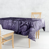 Pacific Beauty Girl Tablecloth Violet Polyneisan Tribal Vintage Motif LT9 - Polynesian Pride