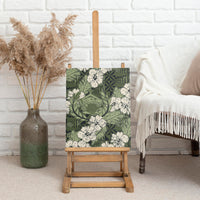 Tongan Kupesi Ngatu Hibiscus Vintage Motif Canvas Wall Art LT9 - Polynesian Pride